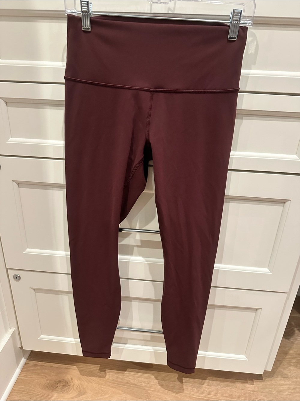 lululemon burgundy/maroon Leggings size 8
